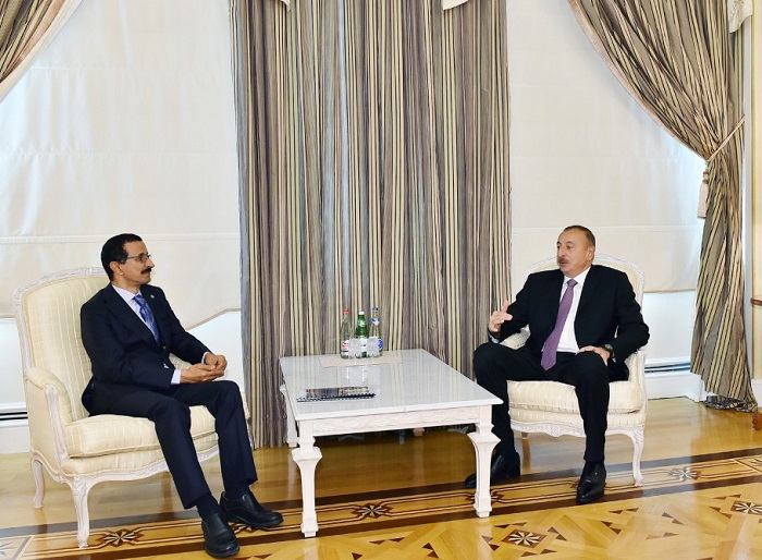 Ilham Aliyev empfängt Präsidenten der Unternehmensgruppe “DP World“